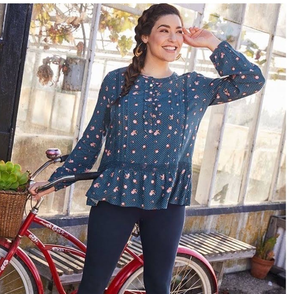 Matilda Jane Dream a Little Dream Top Size Large T46